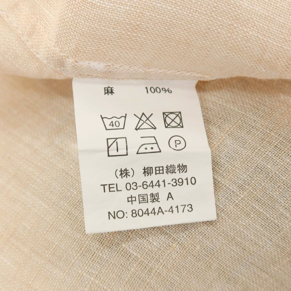 【中古】オジエ ozie リネン イタリアンカラー カジュアルシャツ ベージュ【サイズ40-83】【メンズ】 - メルカリ