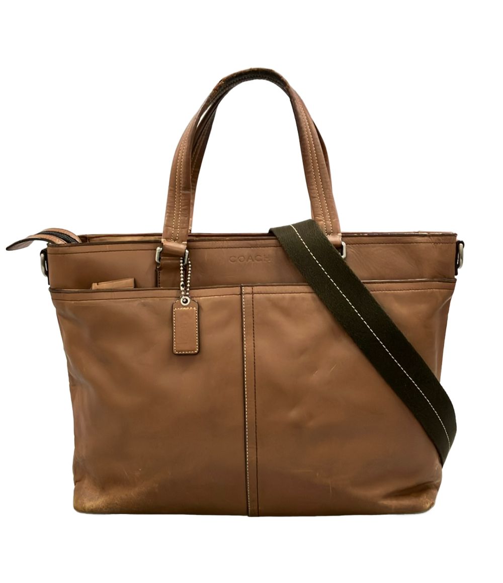 COACH コーチ 2wayレザービジネスバッグ 革鞄ブリーフバック 70455 訳あり コーチ 2WAY ビジネスバッグ ブリーフケース ショルダーバッグ