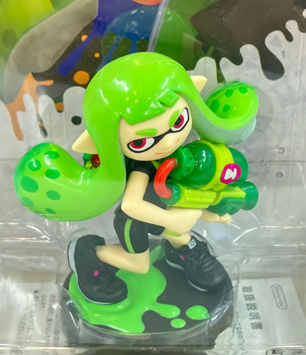 ニンテンドー スプラトゥーン amiibo ガール(ライムグリーン) おもちゃ