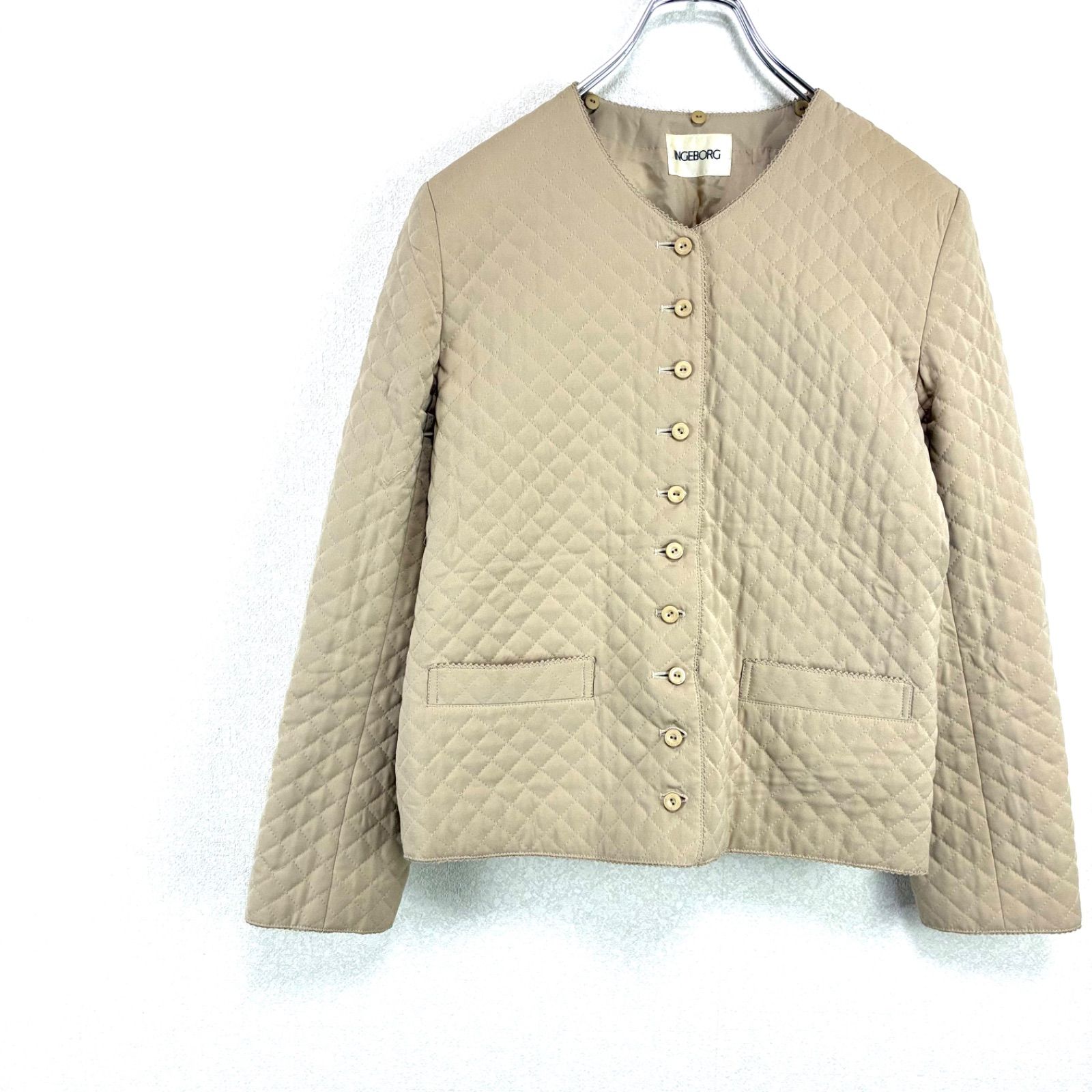 ◇インゲボルグ ピンクハウス【M】キルティングジャケット 日本製 ノー