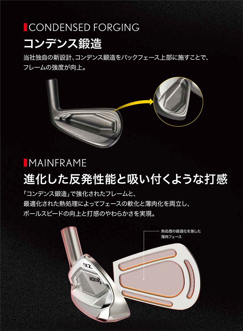 カスタムスペック ダンロップ スリクソン ZXi5 ZXi7 コンボ アイアン