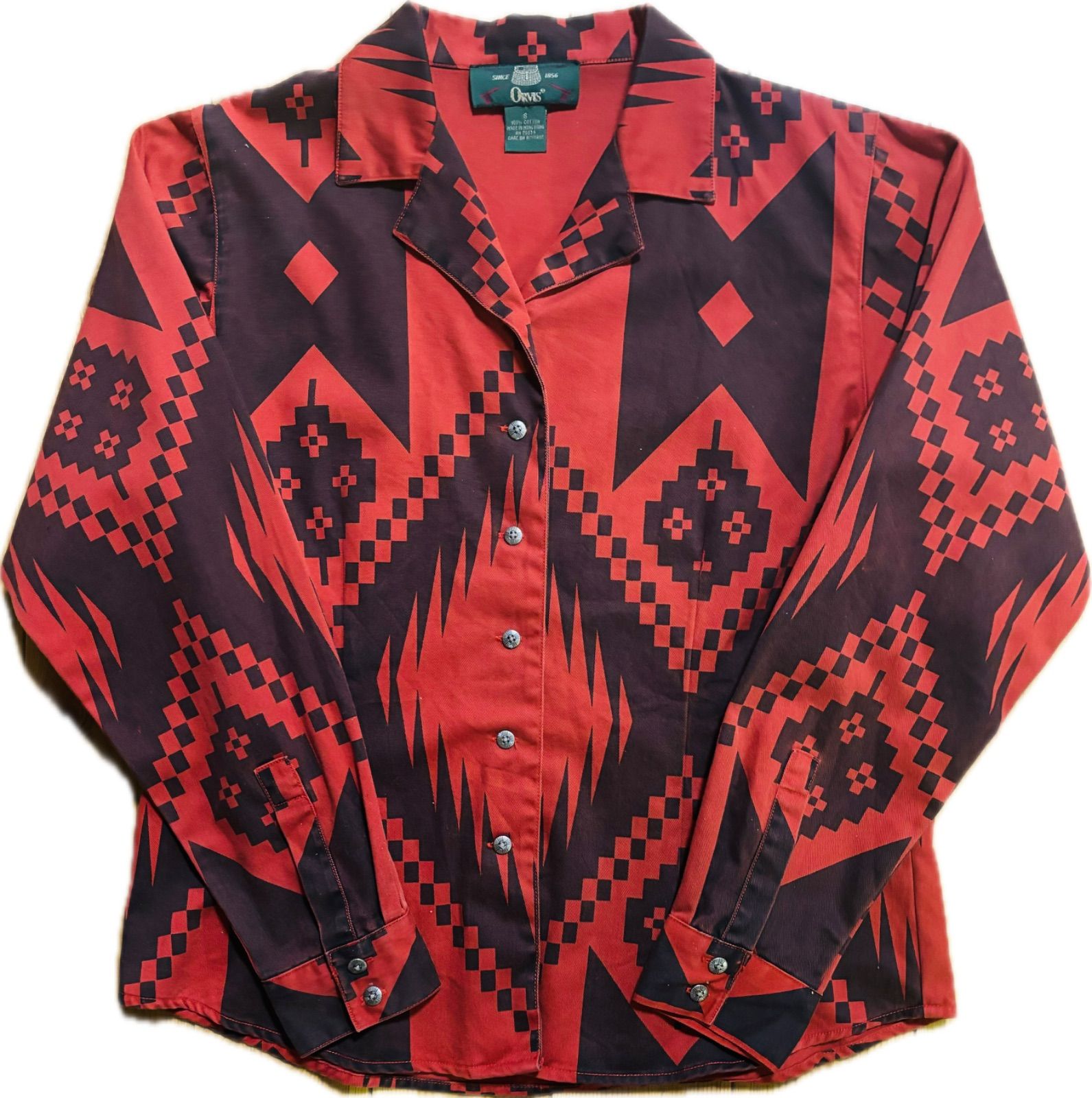 90s Orvis ネイティブ柄 JACKET
