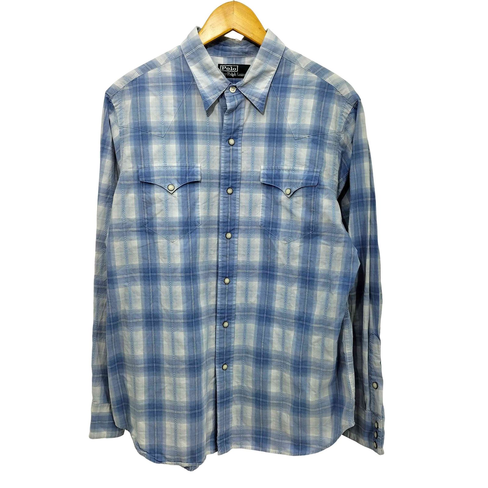 90s】Ralph Lauren BLAIRE オンブレチェック ネルシャツ ブランド別