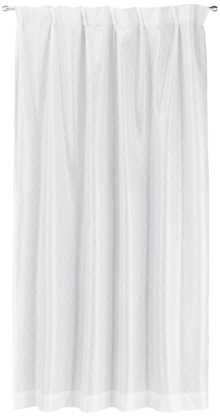新品 ユニベール レースカーテン 幅100㎝×丈176㎝ 2枚組 UVカット70％以上 省エネ 昼夜見えにくい 遮像 洗える ホワイト ルーシェ
