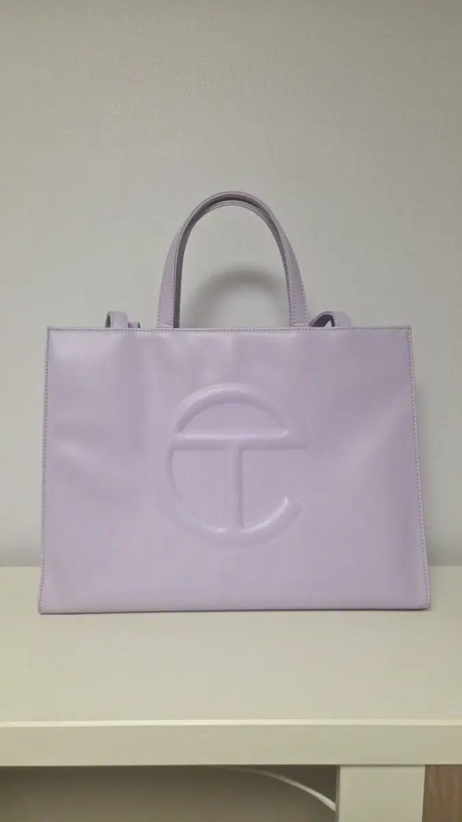 テルファー Telfa Mサイズ お買い物バッグ ラベンダー