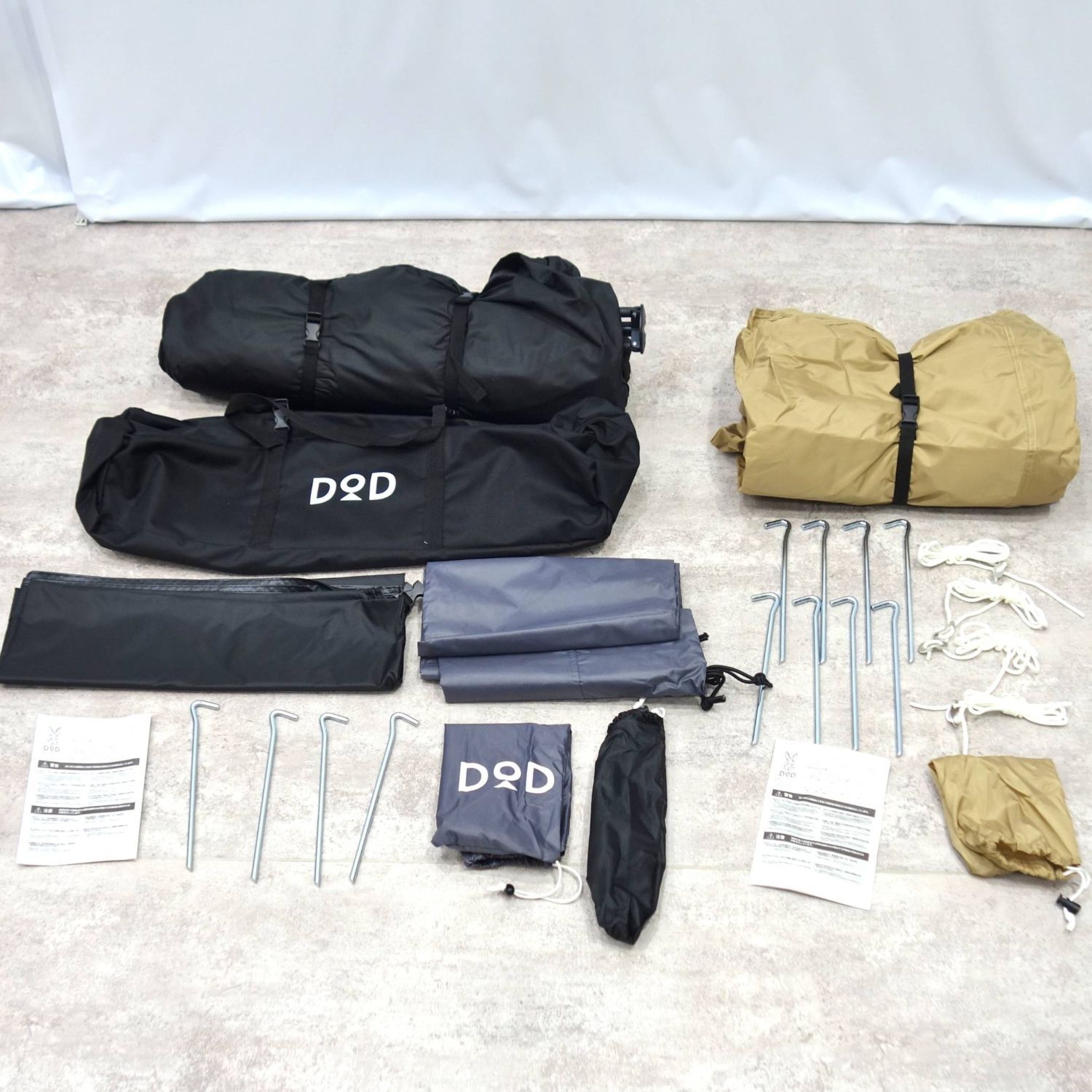 未使用 ディーオーディー DOD ワンタッチカンガルーテントS T2-616-T