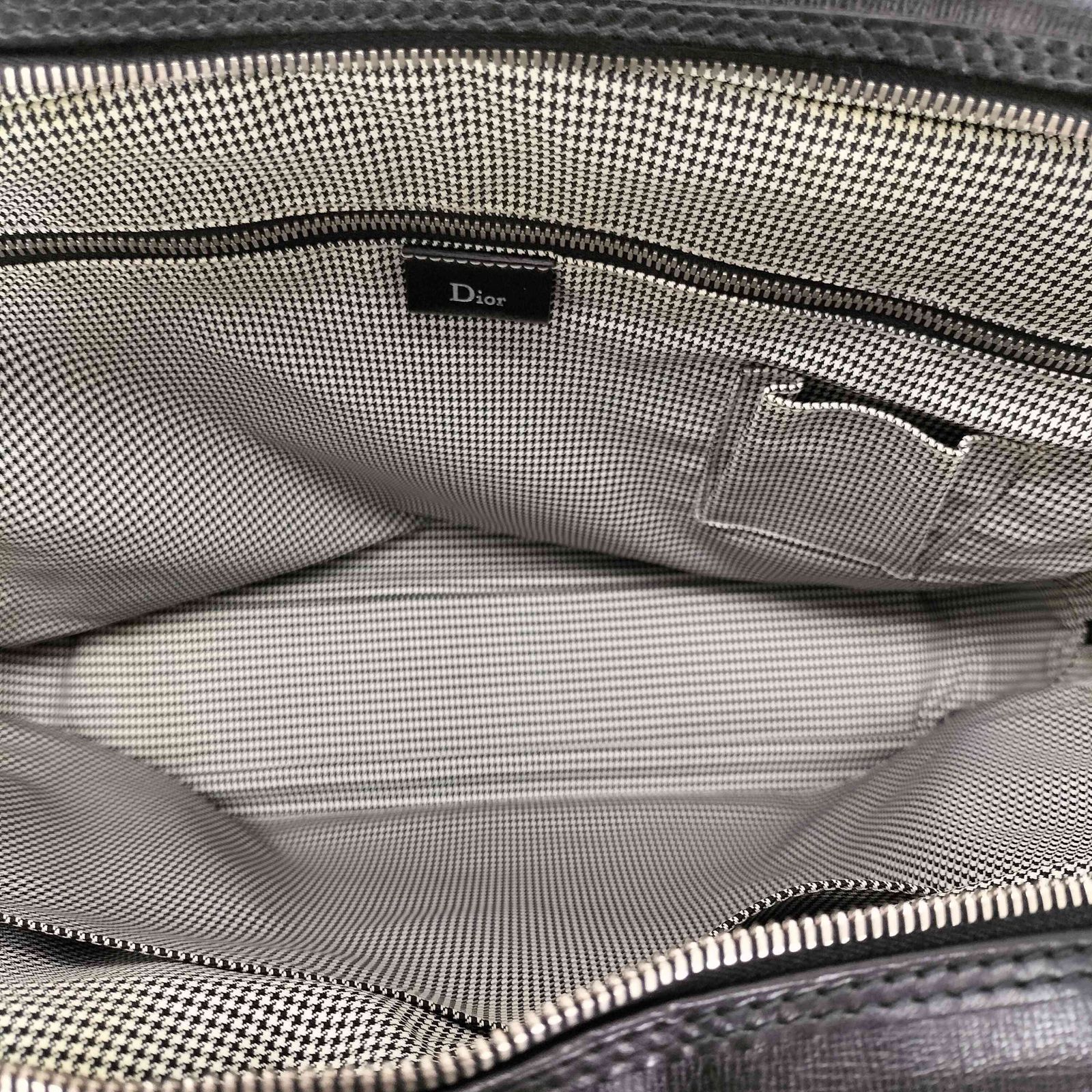 ディオールオム Dior HOMME イタリア製 レザーブリーフケース メンズ