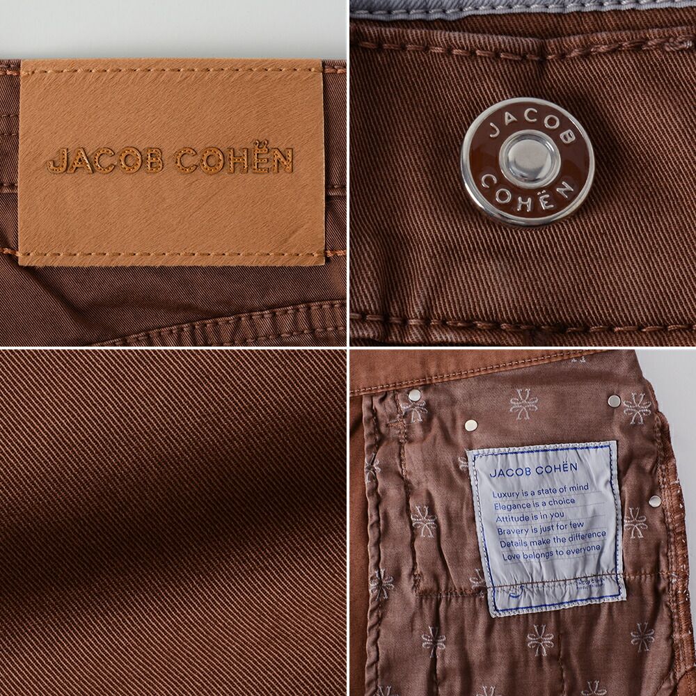 JACOB COHEN ブラウン ショートパンツ 32 50%OFF/定価55,000円】ヤコブコーエン 新品 W34 ストレッチショート