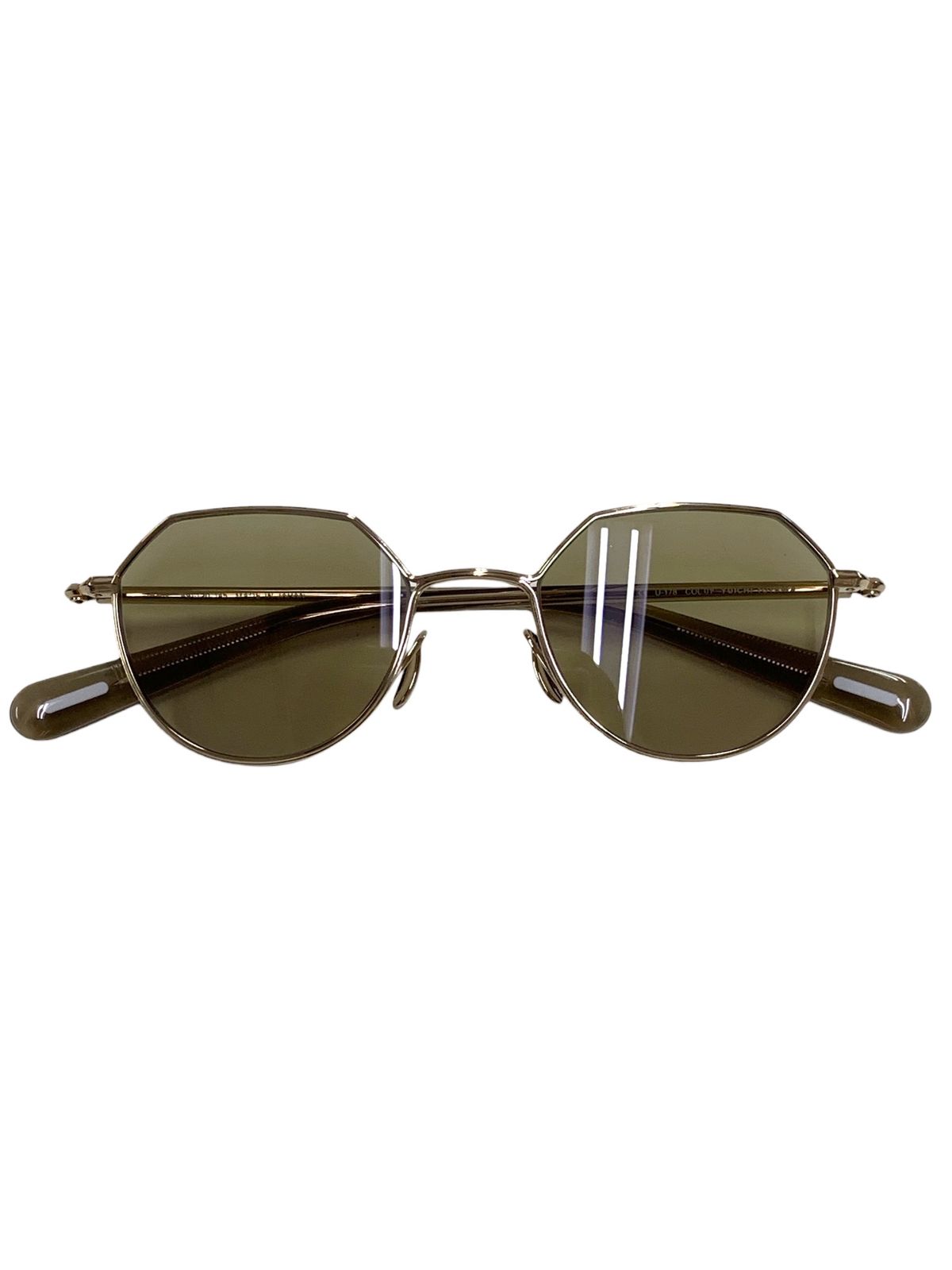 ユウイチトヤマ 眼鏡 U-178 メガネ ゴールド Harry IT21KKC06S38