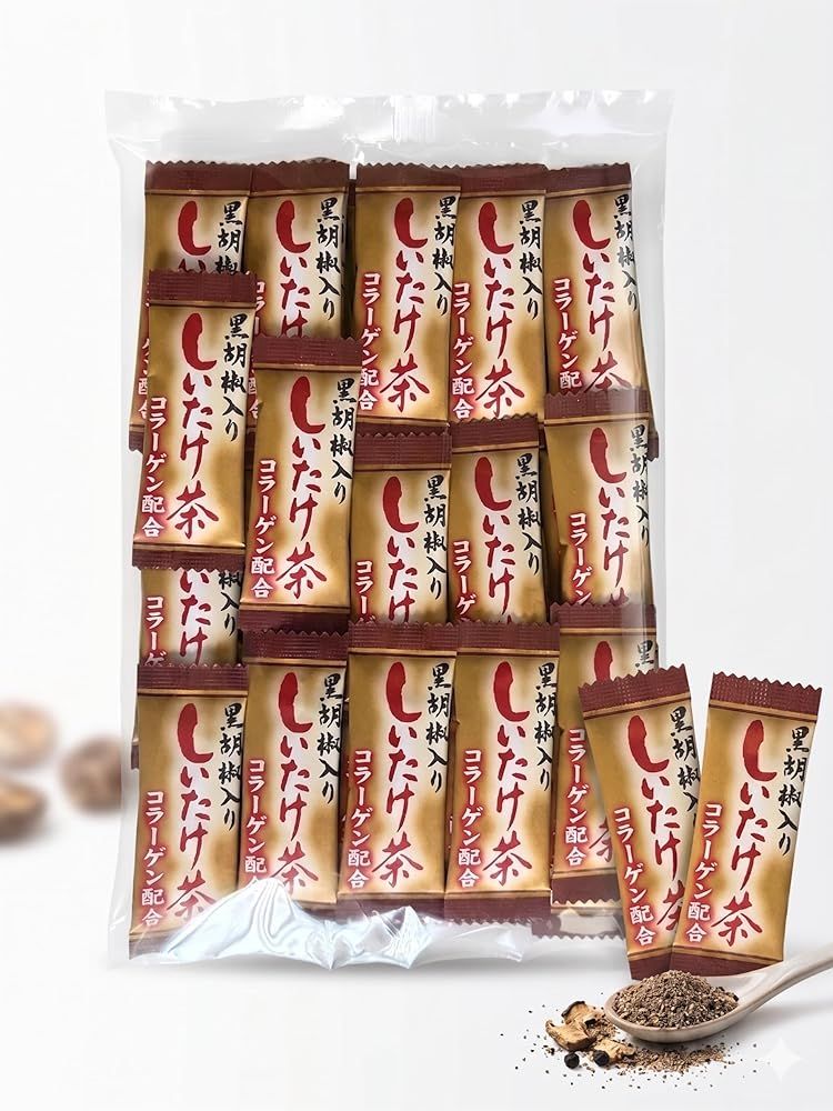 黒胡椒入りしいたけ茶 35袋【10袋】