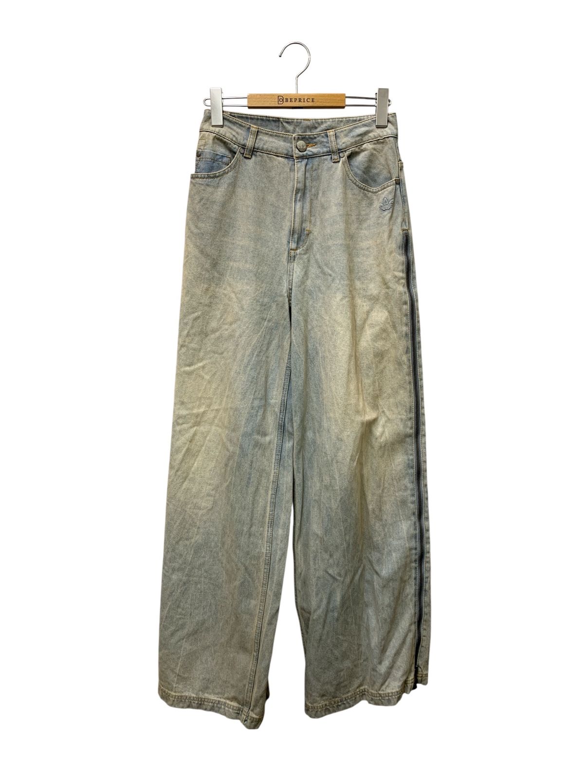 アディダス Adilenium Season 3 Zip Washed Denim Pants JX9210 26 ブルー ITGMEDN8D29L