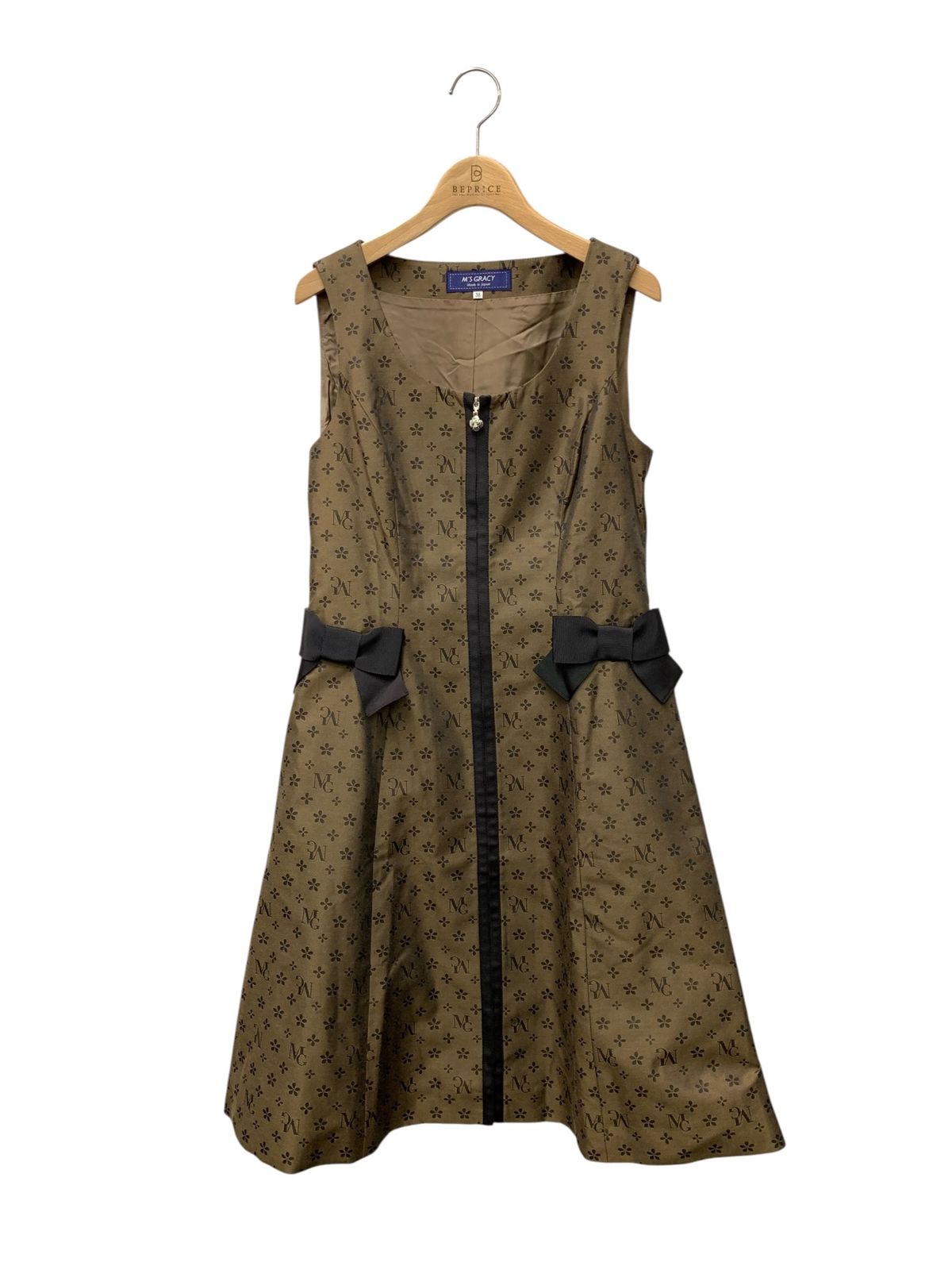 エムズグレイシー エムズグレイシー Monogram Jumper Skirt 811505 ワンピース 38