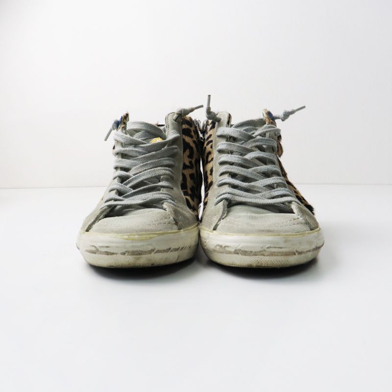 ゴールデングース GGDB GOLDEN GOOSE ミッドスター レオパードハラコ
