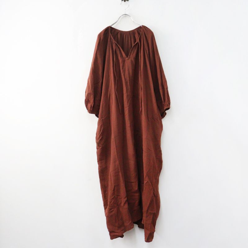 ドゥーズィエムクラス Deuxieme Classe ワランス WALANCE 別注 COTTON GAUZE DRESS コットンガーゼドレス┃【2400014943061】