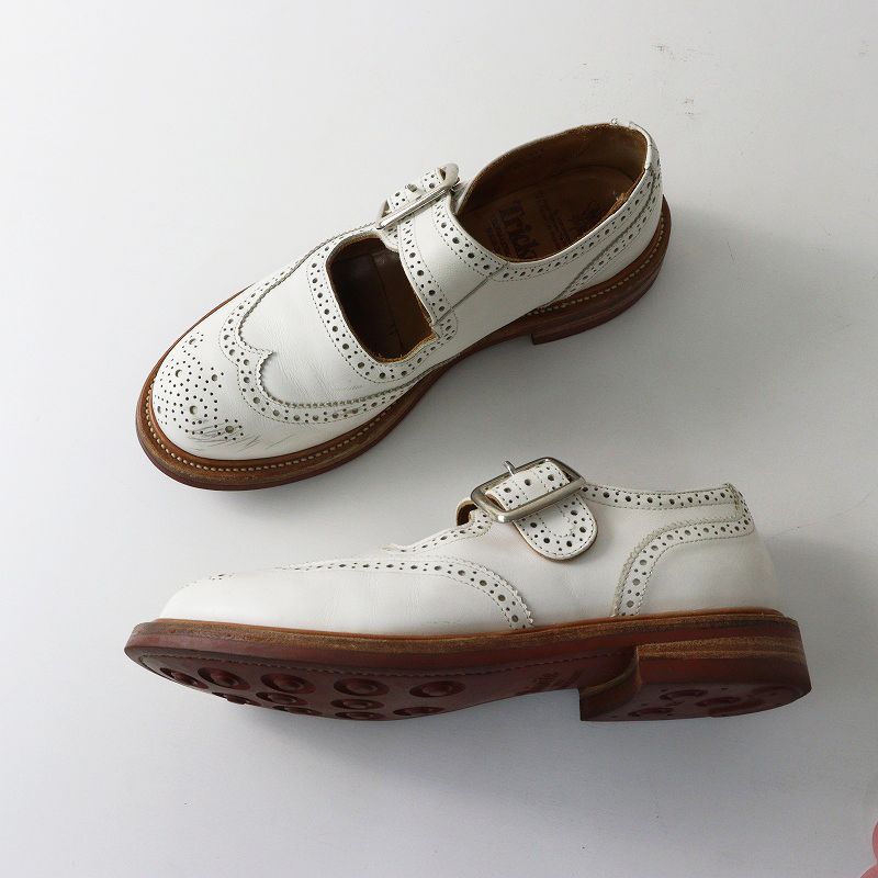 トリッカーズ Tricker's ウィングチップ メリージェーン シューズ 3 1