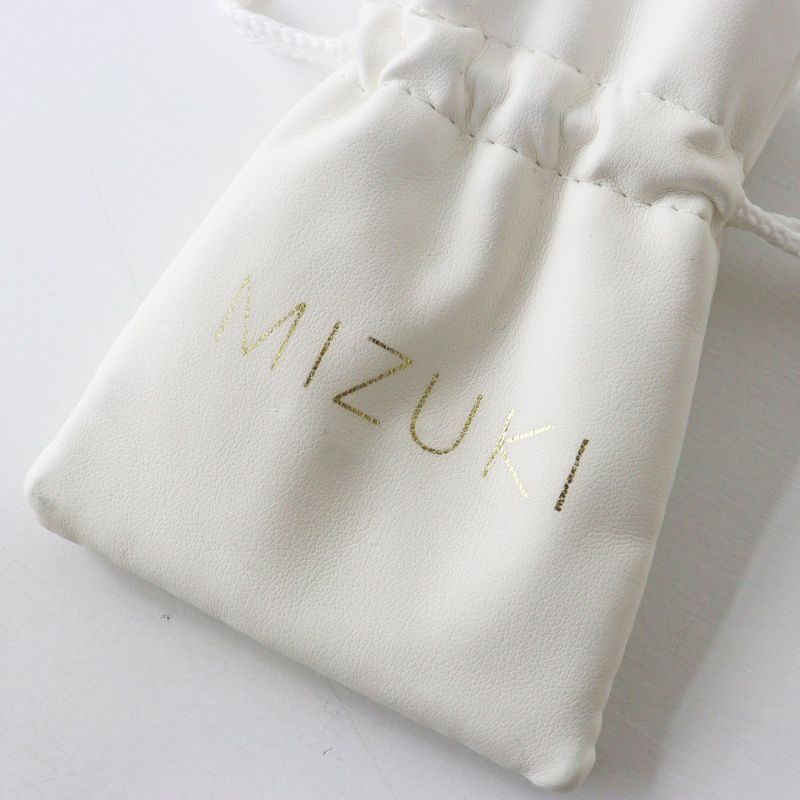 美品 定価14.3万 ミズキ MIZUKI 14K E3A2 バナナフープピアス M