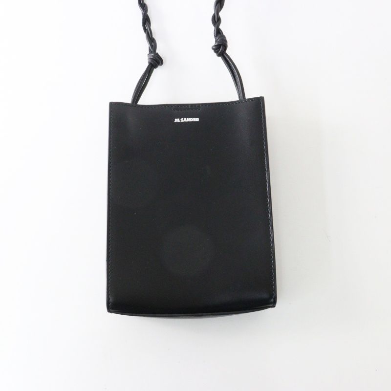 美品 ジルサンダー JIL SANDER TANGLE SM ｜ブラック ショルダーバッグ 