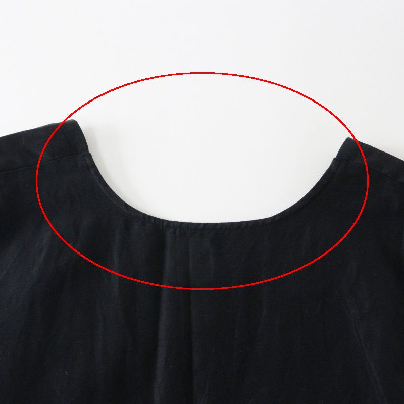ネストローブ nest Robe コットンラミーバックサテン2wayワンピース F