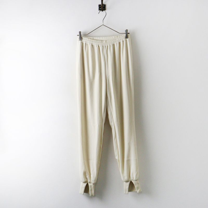 美品 2022SS アパルトモン L'Appartement Col Pierrot コルピエロ Rib Pants 38＼アイボリー リブパンツ ゴム【2400014971521】