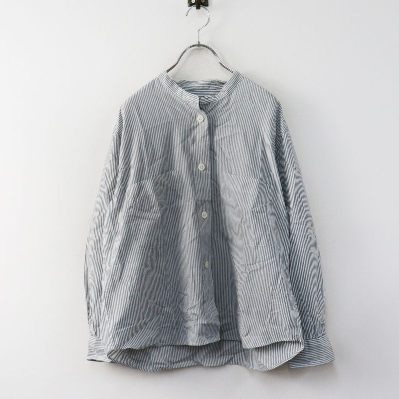 2024SS マーガレットハウエル MARGARET HOWELL SILK COTTON STRIPE
