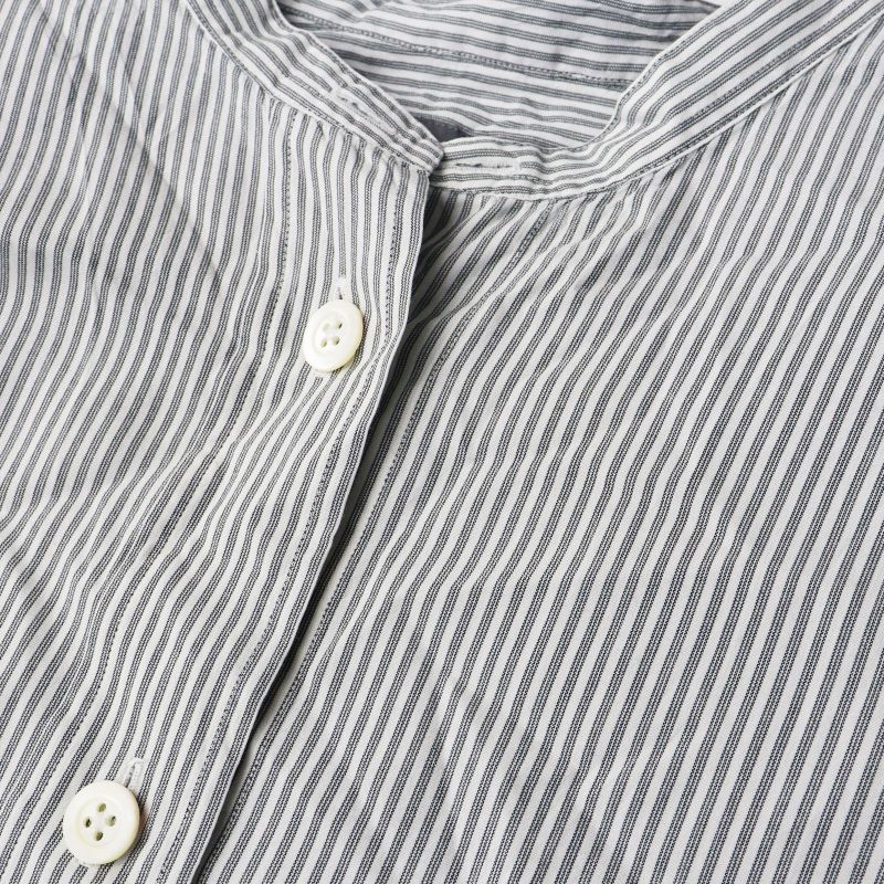 2024SS マーガレットハウエル MARGARET HOWELL SILK COTTON STRIPE