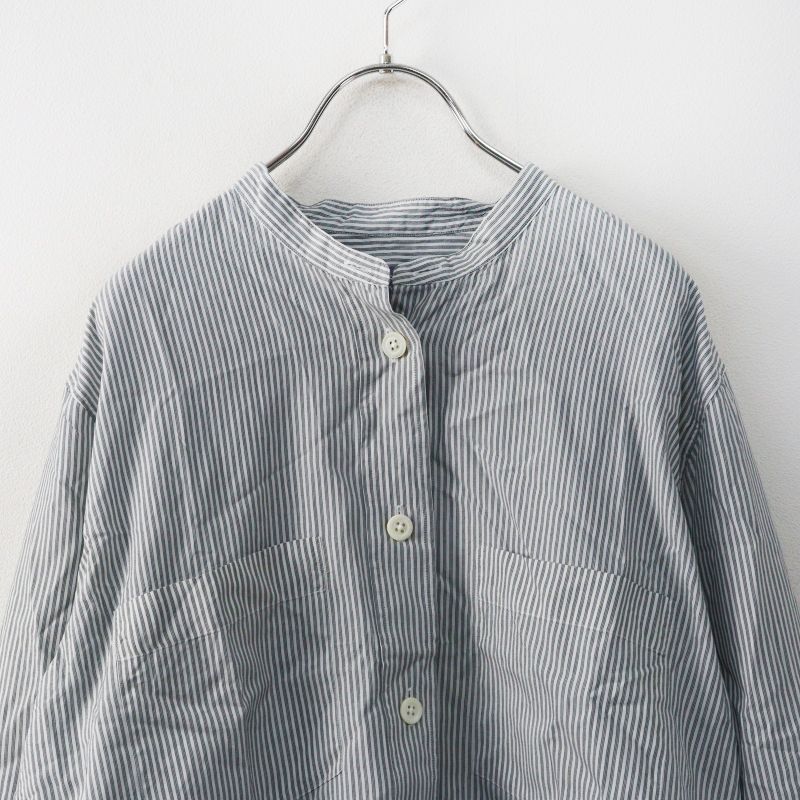 2024SS マーガレットハウエル MARGARET HOWELL SILK COTTON STRIPE