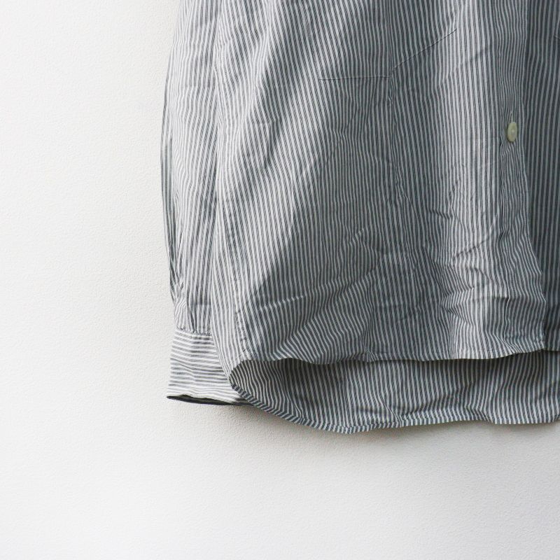 2024SS マーガレットハウエル MARGARET HOWELL SILK COTTON STRIPE