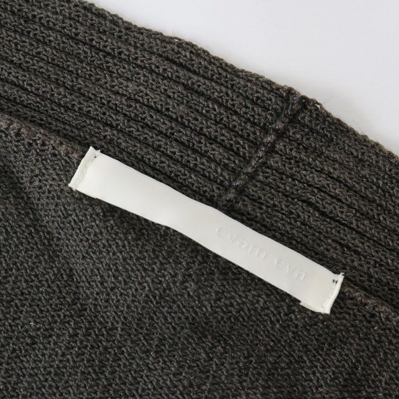 定価28600円 2025SS エヴァムエヴァ evam eva linen cotton cardigan