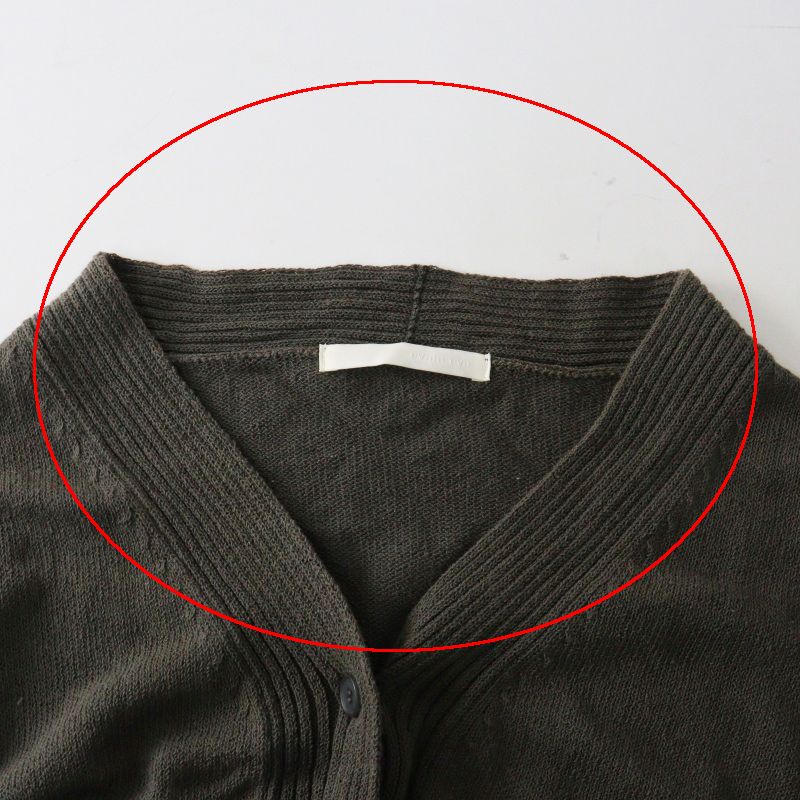 定価28600円 2025SS エヴァムエヴァ evam eva linen cotton cardigan