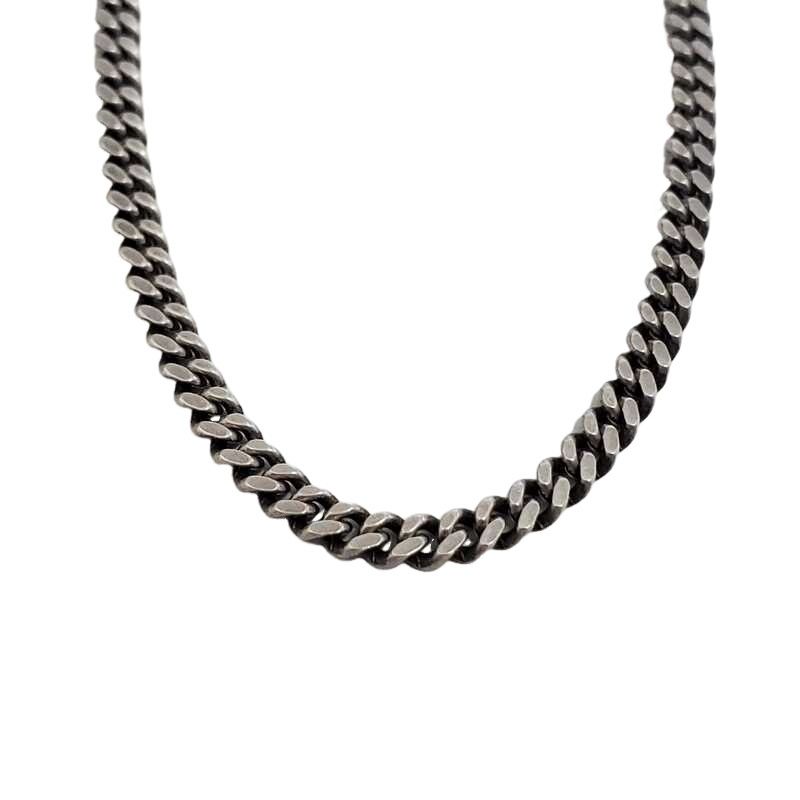 TOM WOOD トム ウッド ネックレス Curb Chain M SV925 20.5インチ 約52cm 12.9g アクセサリー ジュエリー 【中古】 32605K61