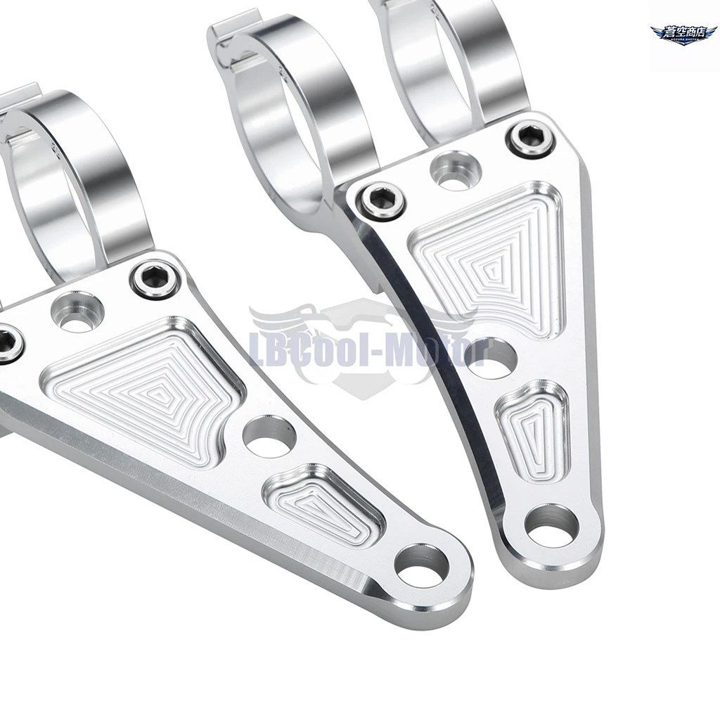 オートバイ用ヘッドライトホルダーアダプターマウントブラケット 30mm/31mm/33mm/35/36mm/37mm/38/39/41mm/42/43/45mm/46/48mm/49mm フォー