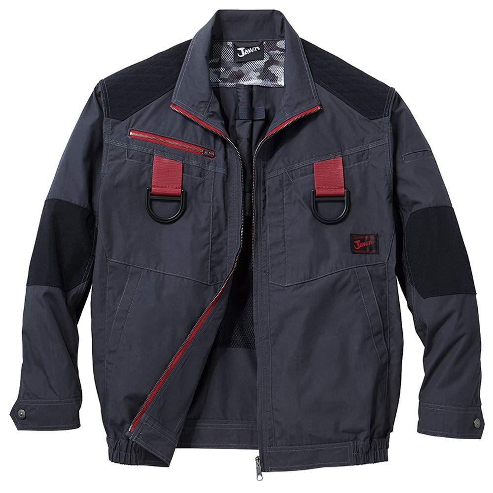 ジャウィン フルハーネス対応長袖ブルゾン(服のみ) 54100 LL 131シックブラック [131シックブラック] [LL]