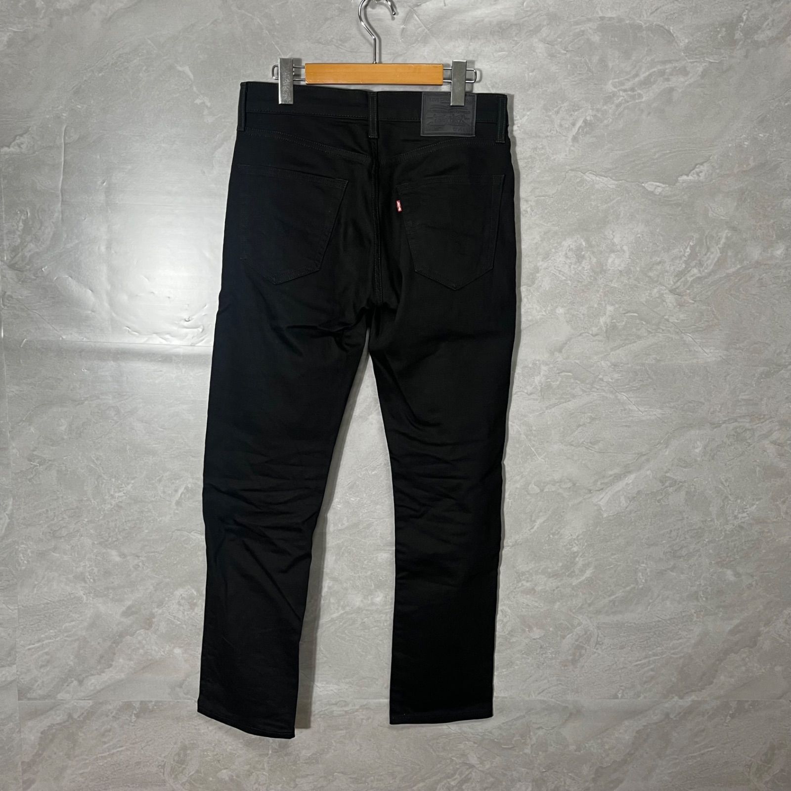 リーバイス プレミアム 502 ブラック デニム パンツ LEVI