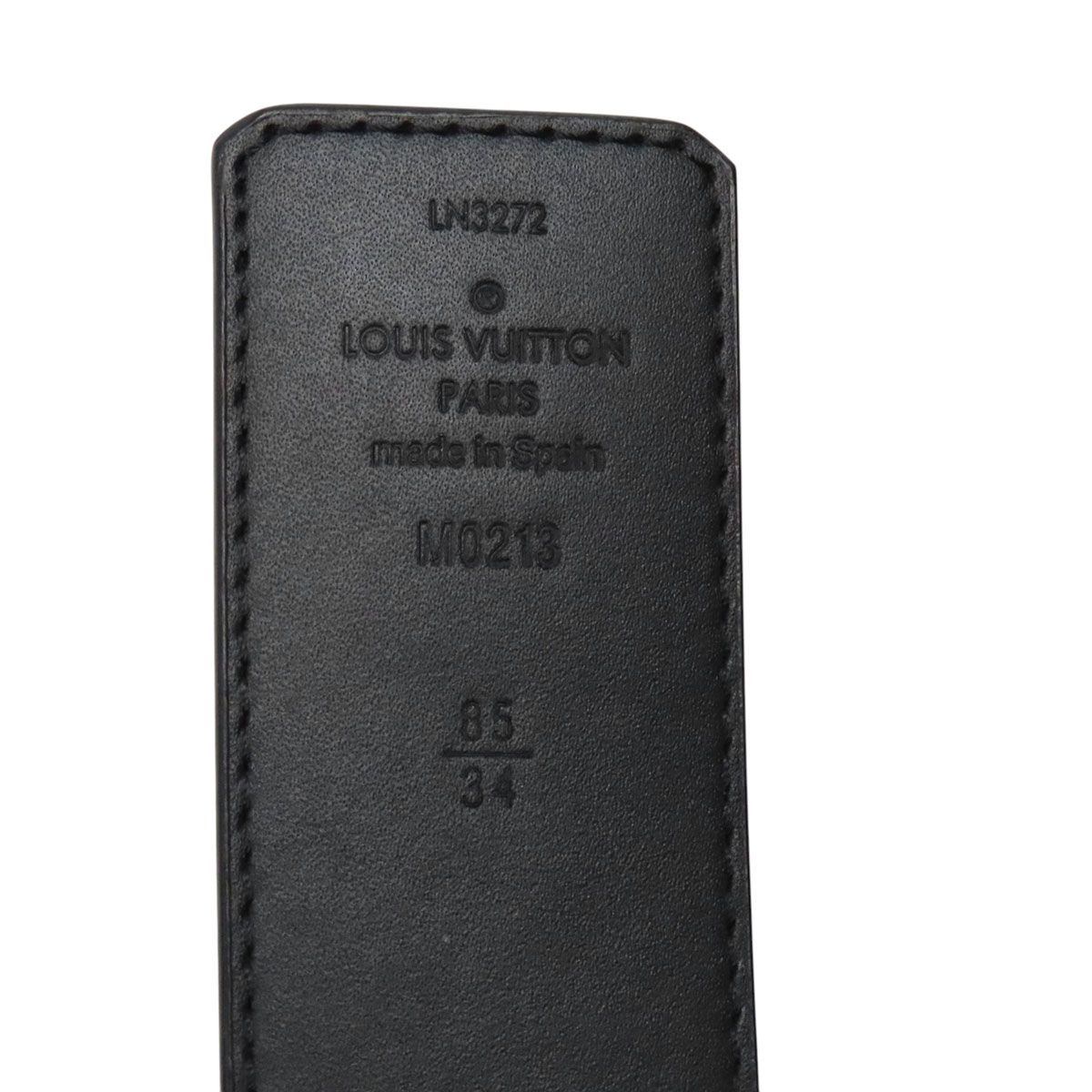 ルイヴィトン サンチュール LV イニシャル ベルト 40MM ダミエグラ 