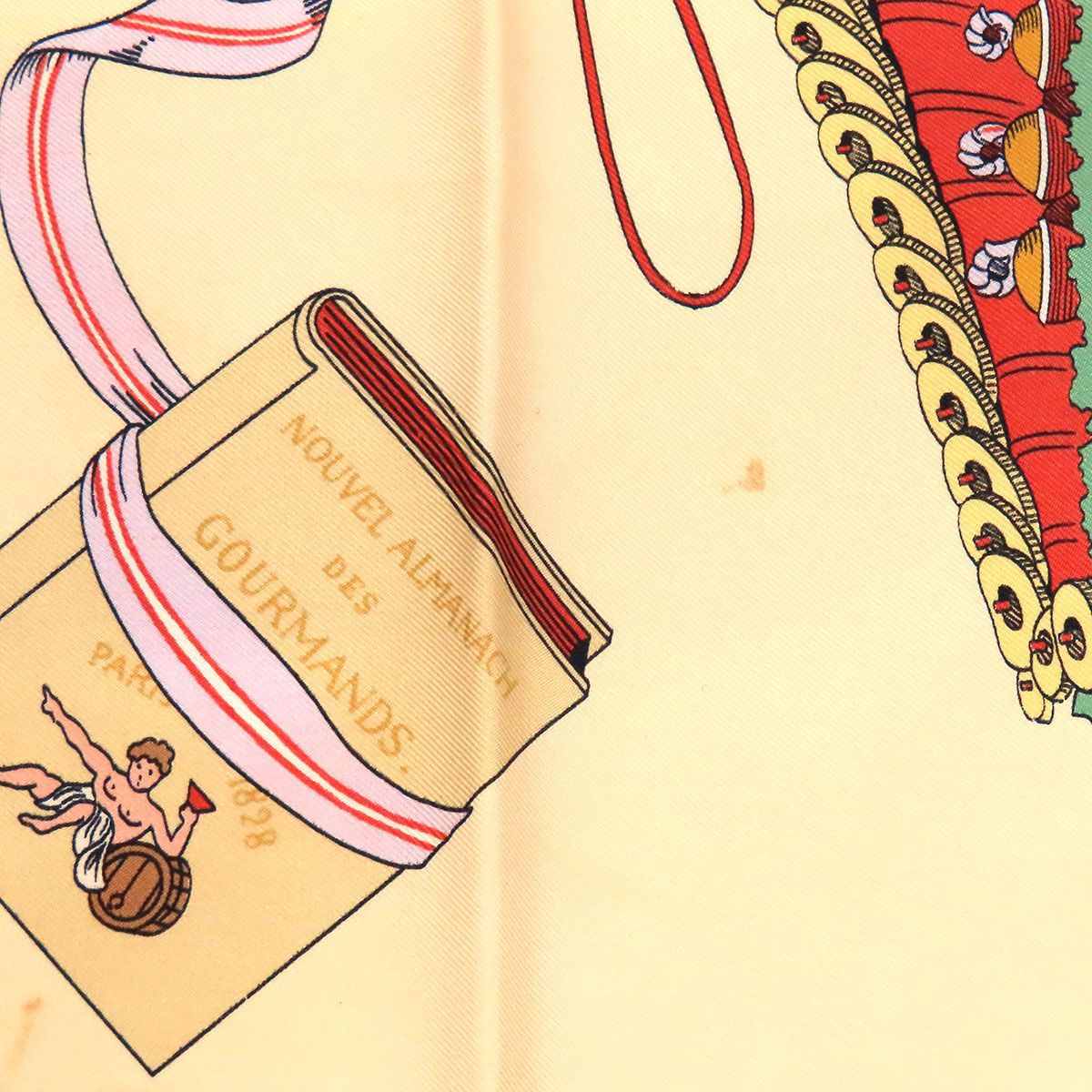 エルメス カレ 90 フランス料理を讃えて スカーフ A LA GLOIRE DE LA CUISINE FRANCAISE ユニセックス ブルー オフホワイト HERMES【中古】 【アパレル・小物】 エルメス カレ 90 フランス料理を讃えて スカーフ A LA GLOIRE DE LA CUISINE FRANCAISE ユニセックス ブルー オフホワイト HERMES【中古】 【アパレル・小物】