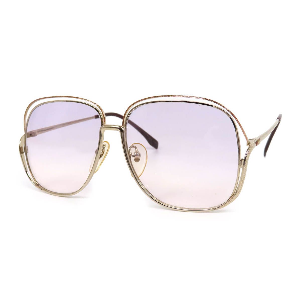 イヴサンローラン ロゴ アイウェア ユニセックス ブラウン YVES SAINT LAURENT【中古】 【アパレル・小物】