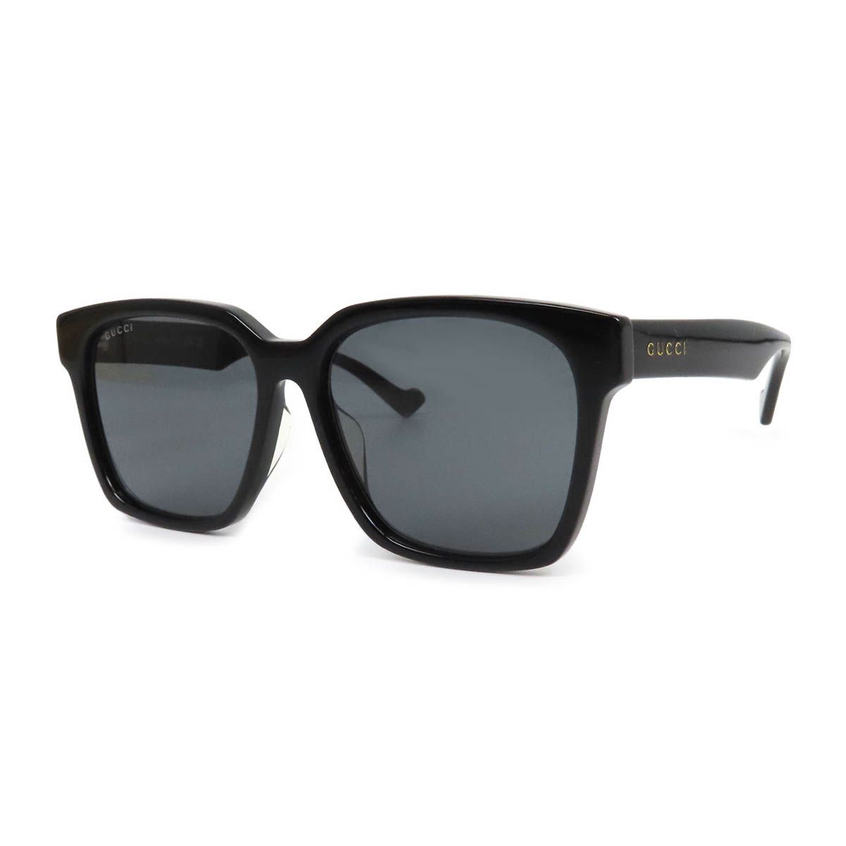 グッチ スクエア サングラス GG0965SA 001 ユニセックス ブラック GUCCI【中古】 【アパレル・小物】