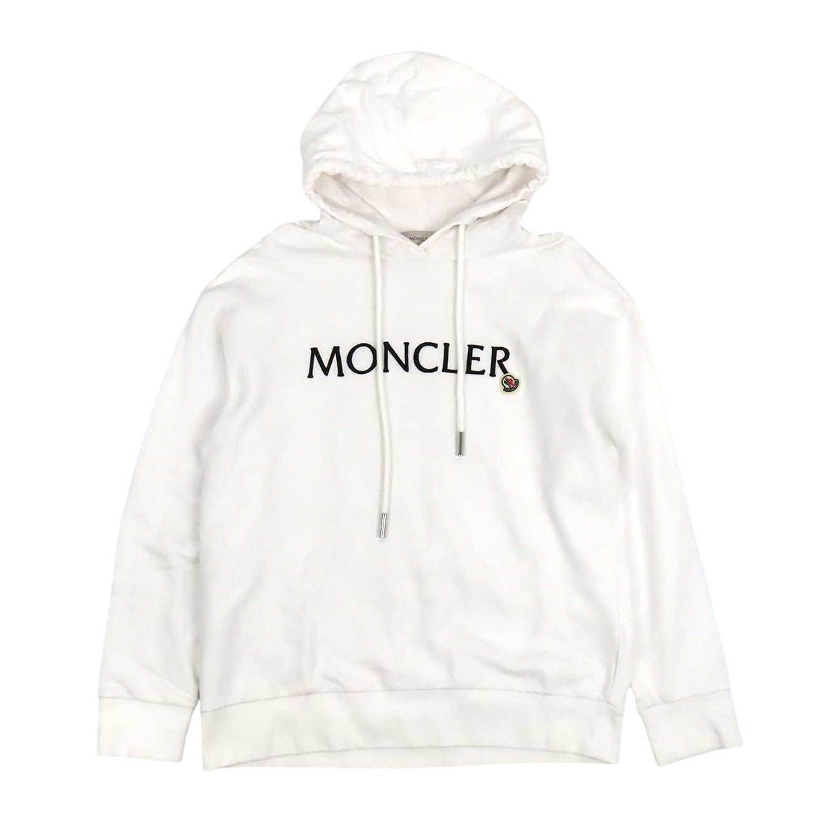 モンクレール HOODIE ロゴ エンブロイダリー フーディー 8G000 16 899WC ユニセックス ホワイト MONCLER【中古】 【アパレル・小物】 35,542円