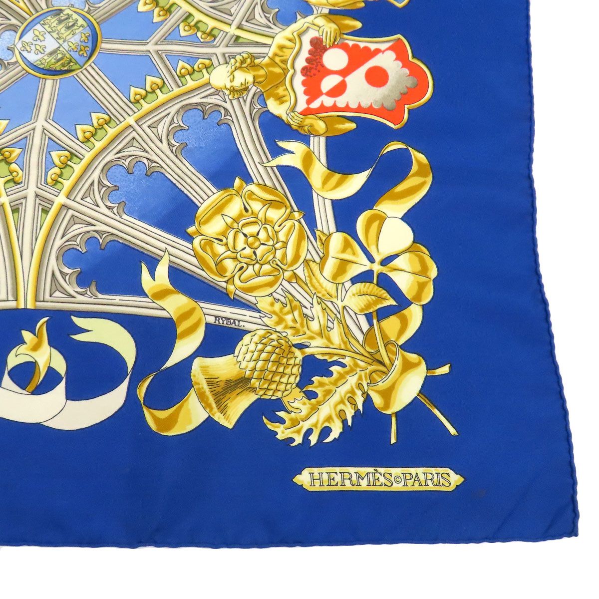 未使用❤️HERMES❤️カレ90❤️黄金の騎士❤️ネイビー❤️箱入り 2026