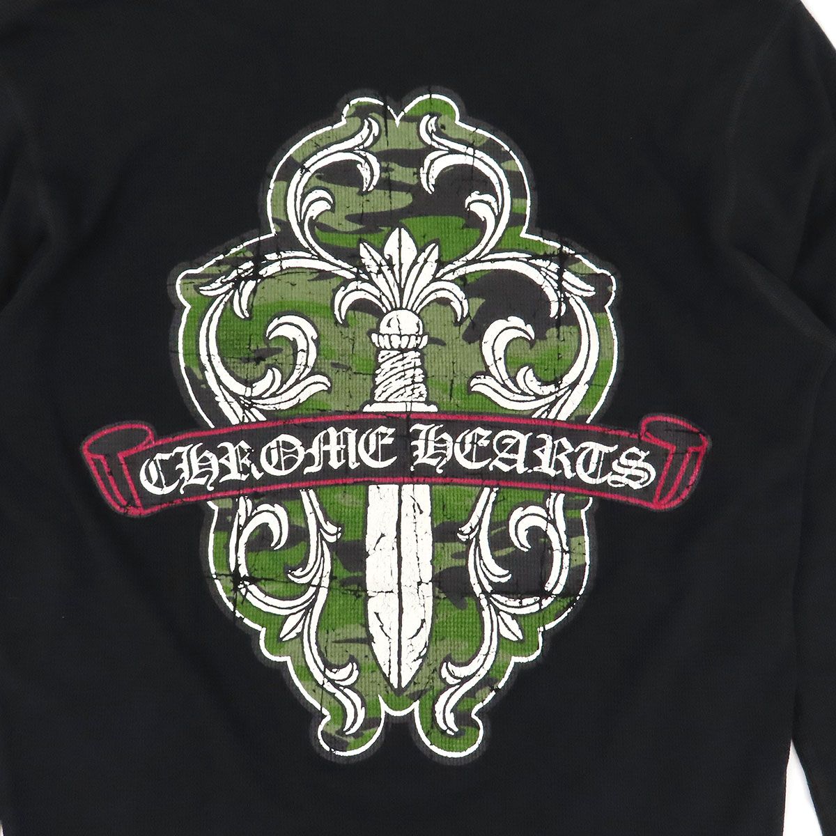 クロムハーツ ダガー プリント ロングスリーブ Tシャツ メンズ