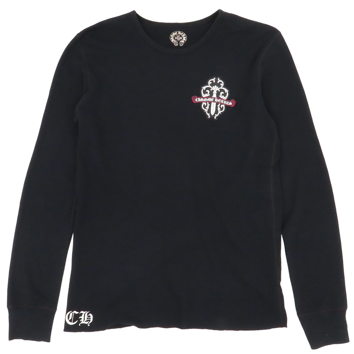 クロムハーツ ダガー プリント ロングスリーブ Tシャツ メンズ