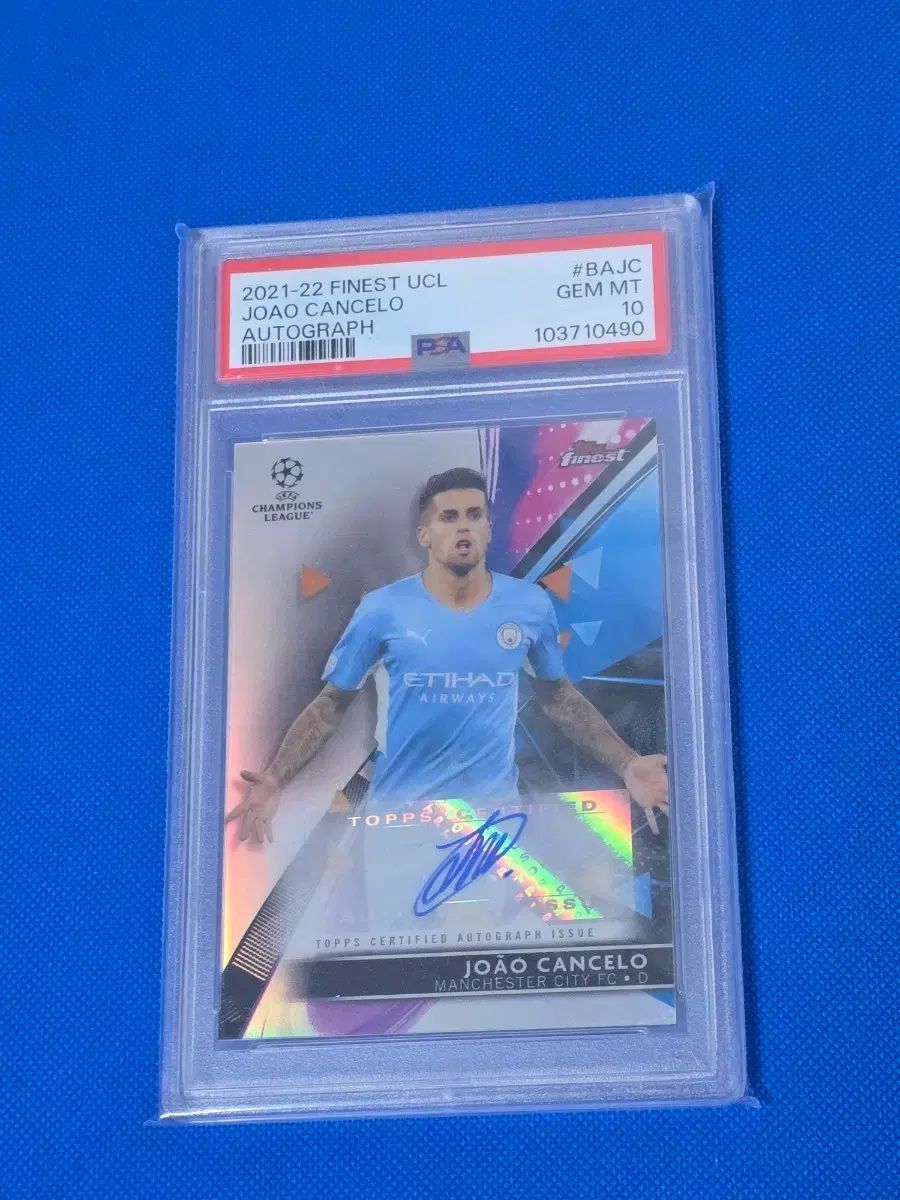 21-22 finest ucc ジョアン・カンセロ オートカード PSA10