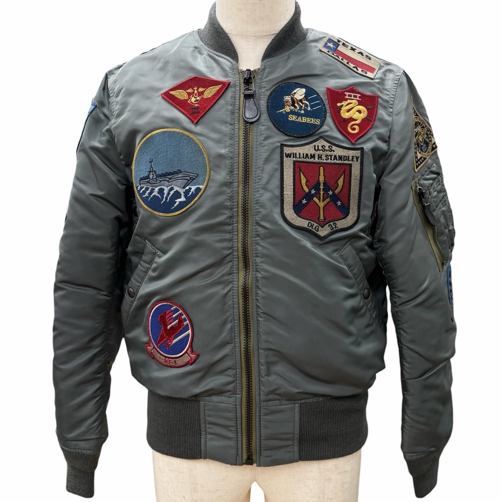 極美品▽AVIREX アヴィレックス 783-3952036 TOP GUN MA-1 CUSTOM