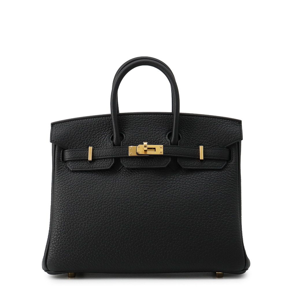 エルメス バーキン25 ブラック/ゴールド金具 トゴ G刻印 HERMES Birkin 黒