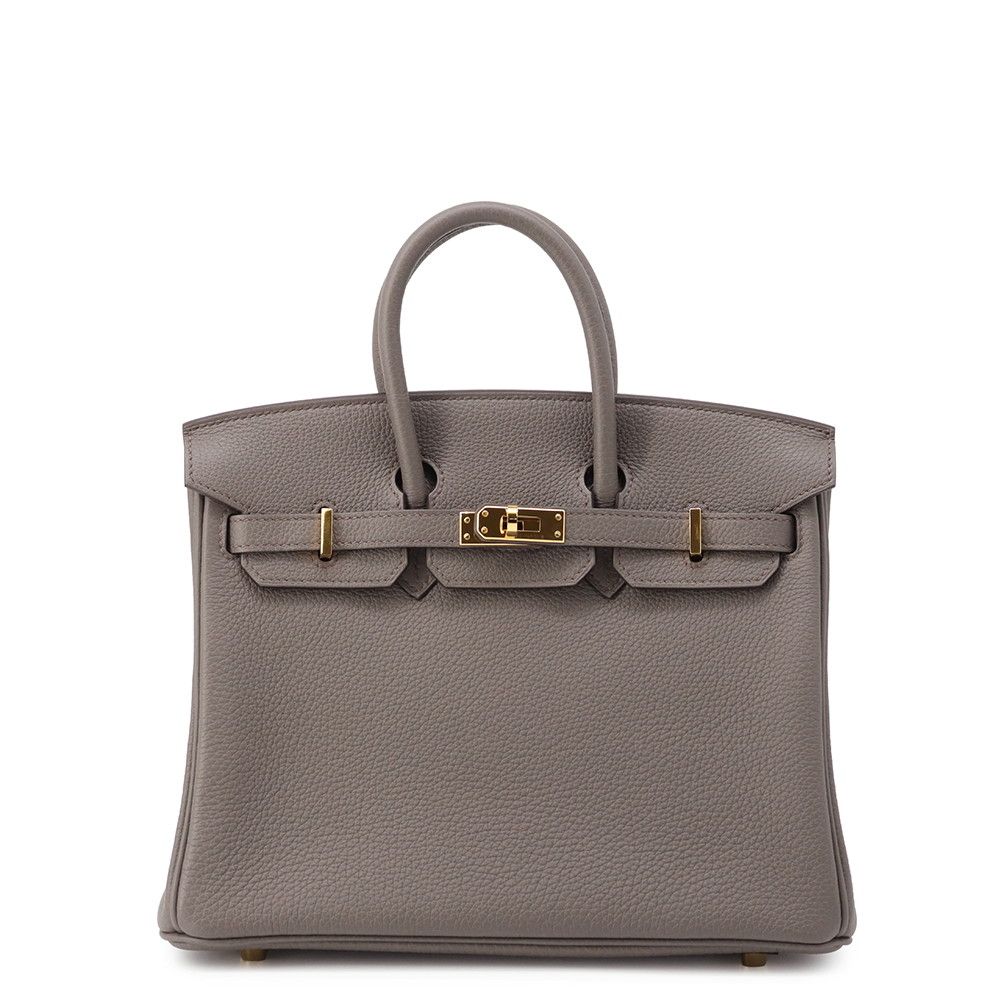 エルメス バーキン25 エタン/ゴールド金具 トゴ Z刻印 HERMES Birkin ハンドバッグ