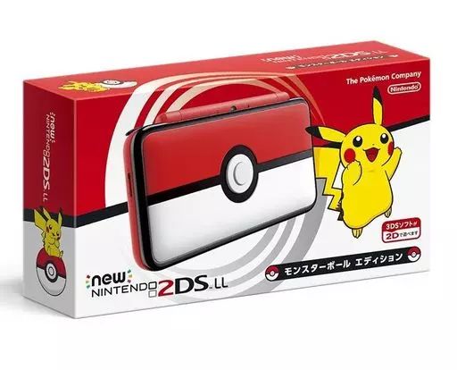 【中古】ニンテンドー3DSハード Newニンテンドー2DSLL本体 モンスターボールエディション