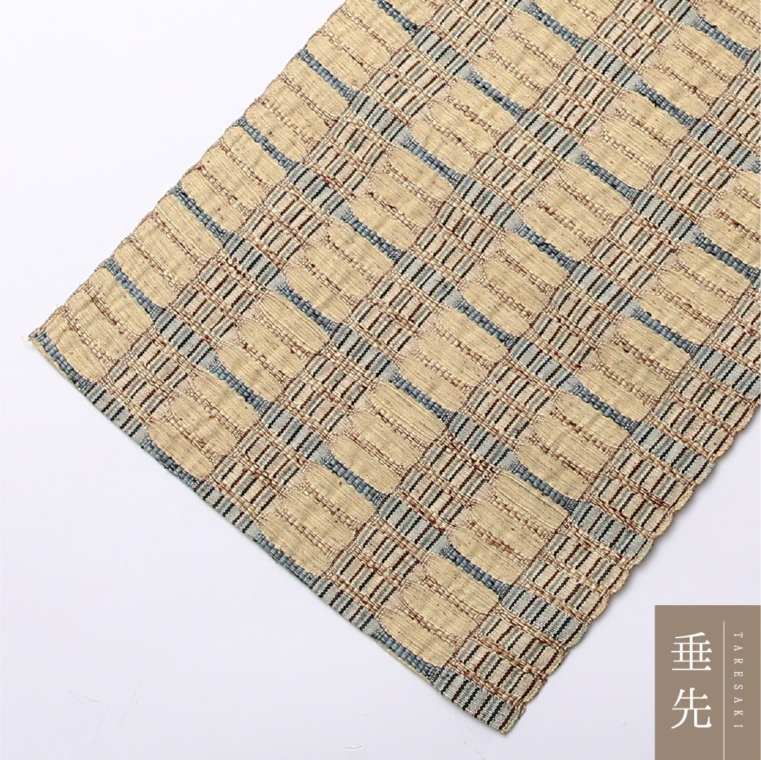 特価！八寸名古屋帯 Sランク 帯丈339cm 正絹 全通 松葉仕立て 織り