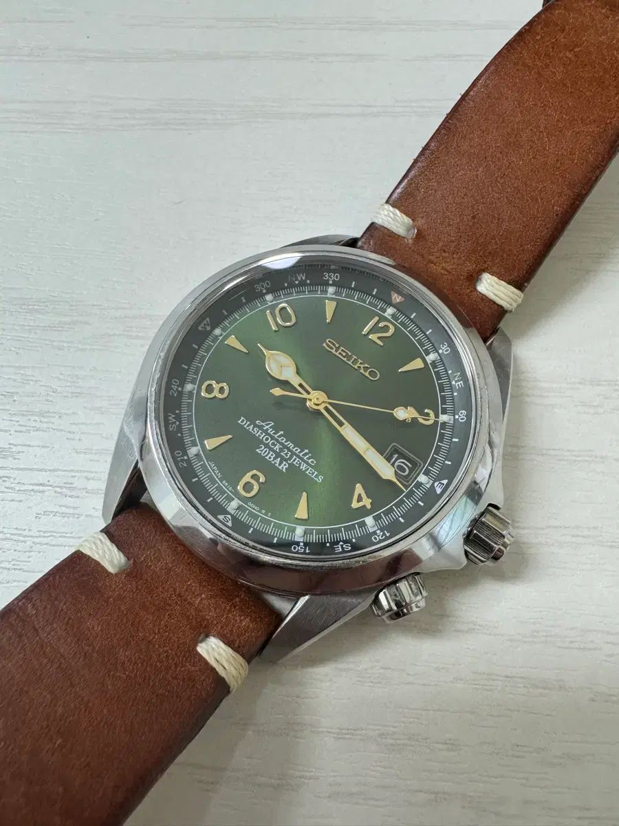 セイコー アルピニスト グリーン SARB017