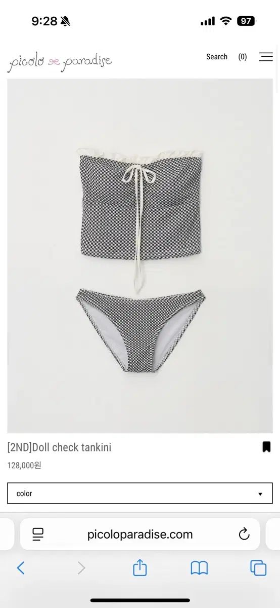 ピッコロ大魔王パラダイス doll check tankini カルバン・クライン