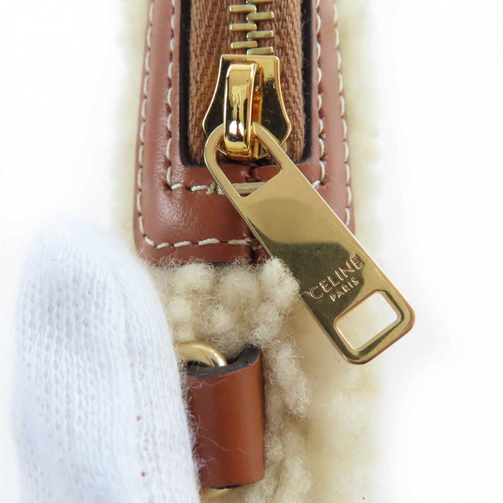 未使用品☆CELINE セリーヌ 10J503FJ4 SMALL POUCH WITH STRAP 